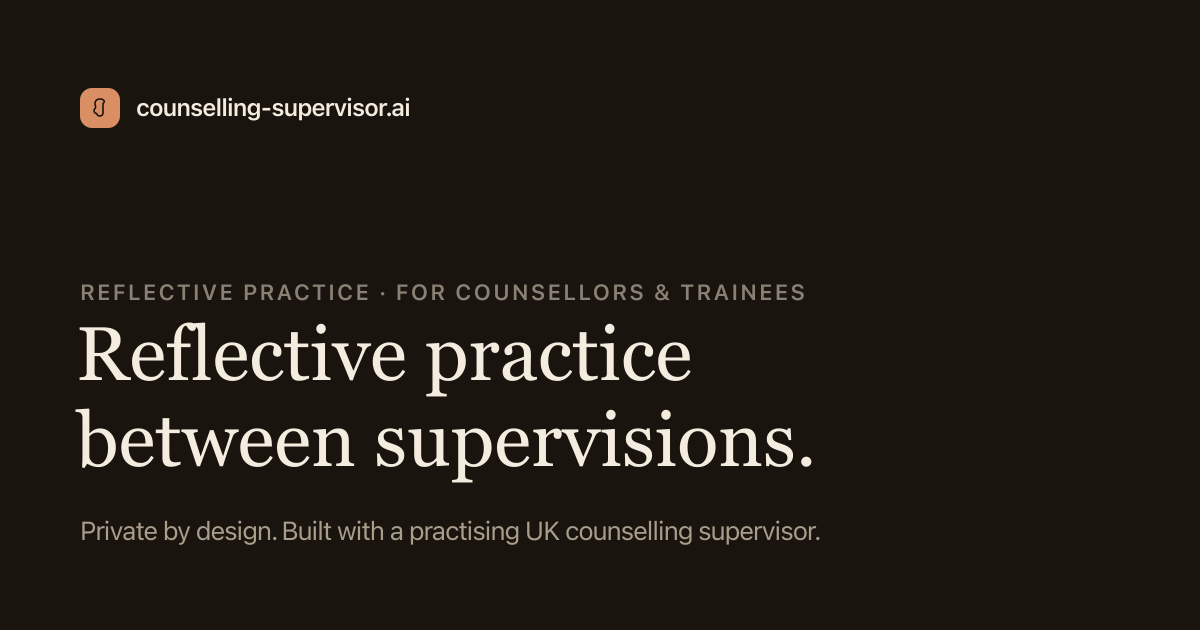 Counselling Supervisor AI