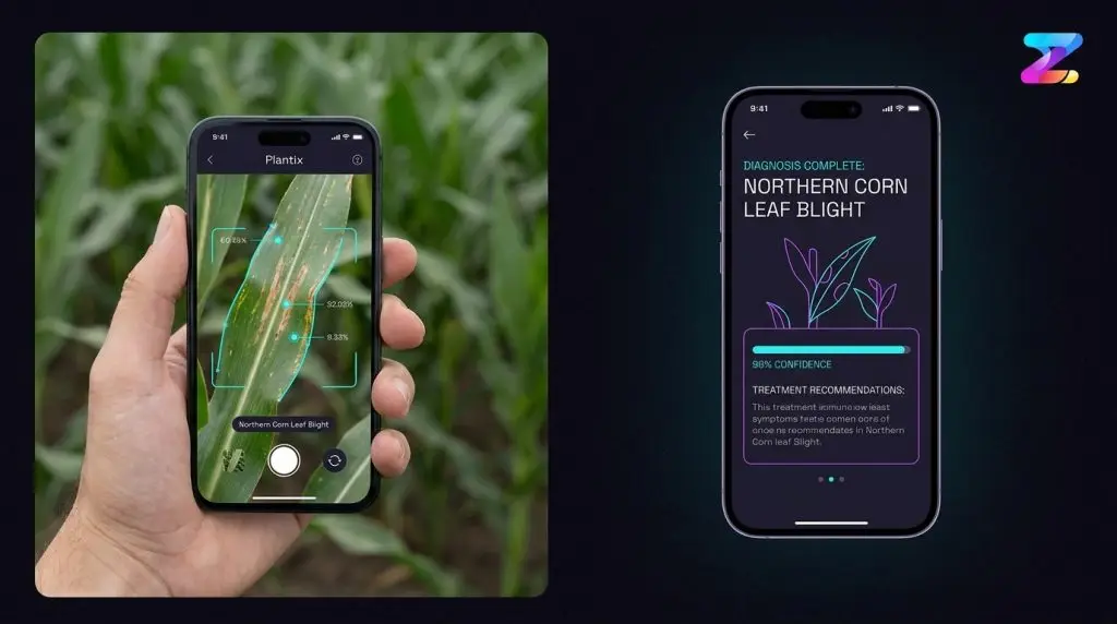 Best Free AI Tools for Farmers in 2026: What Actually Works 2 An NDVI map of farm fields in the OneSoil platform, showing crop health variation with green, yellow, and red colors indicating different levels of vegetation density.