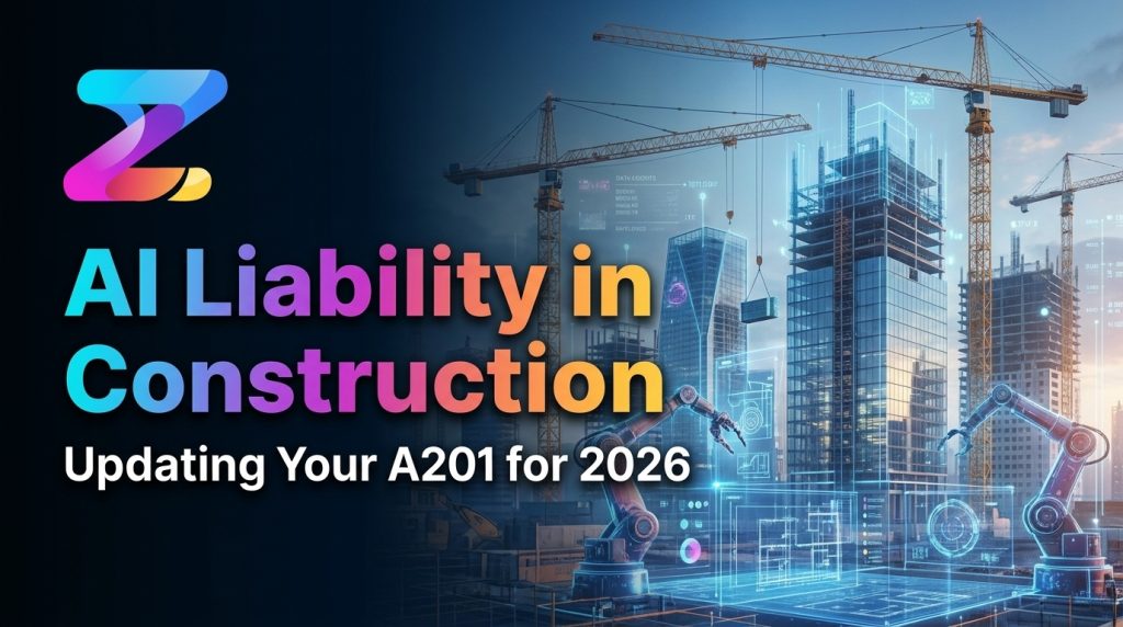 Responsabilidade de IA na Construção: Atualizando seu A201 para 2026