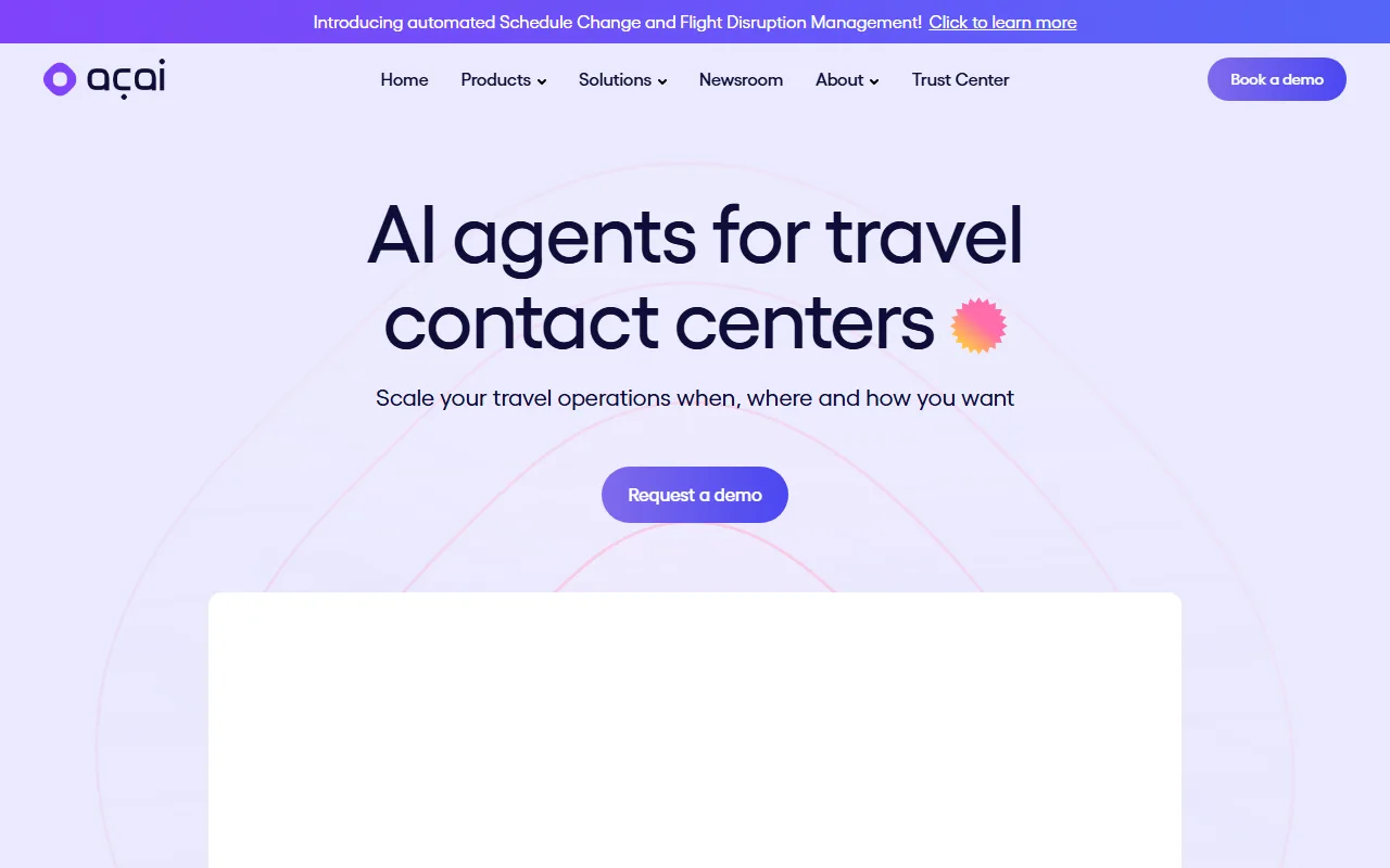 Acai Travel screenshot — interface view 1
