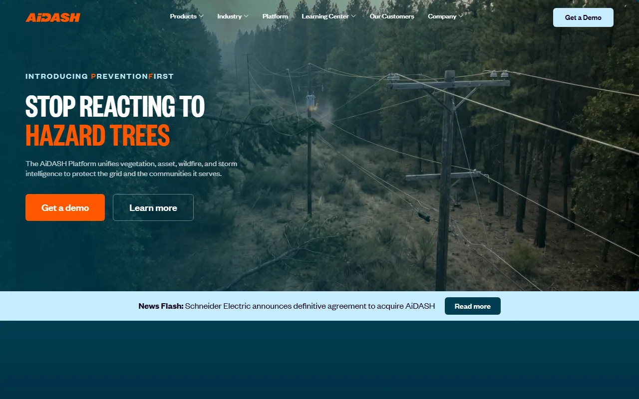 AiDash screenshot — interface view 1