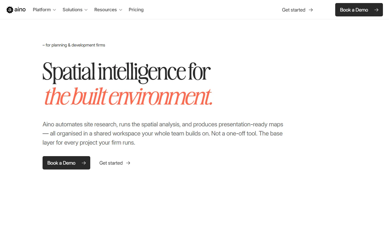 Aino screenshot — interface view 1