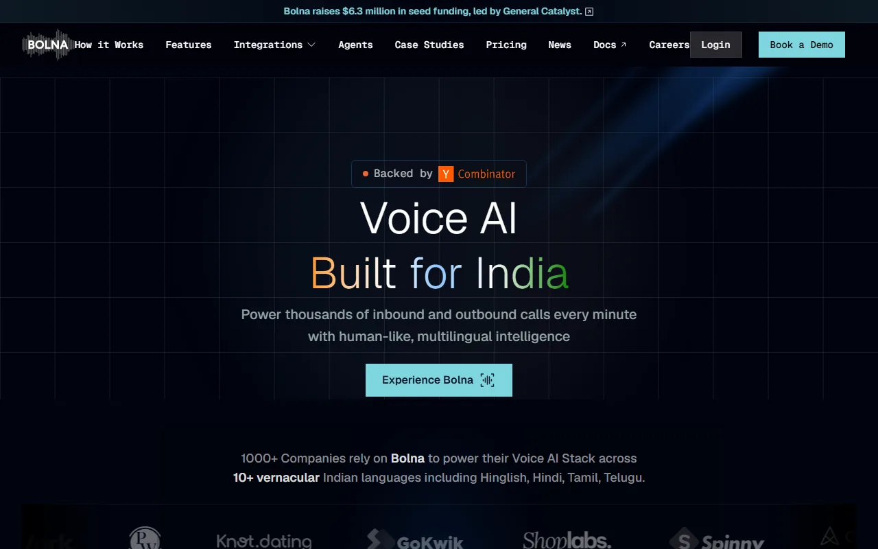 Bolna AI screenshot — interface view 1