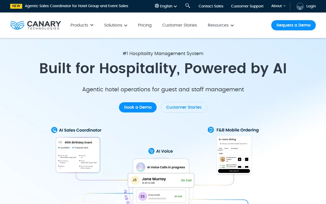 Canary Technologies screenshot — interface view 1