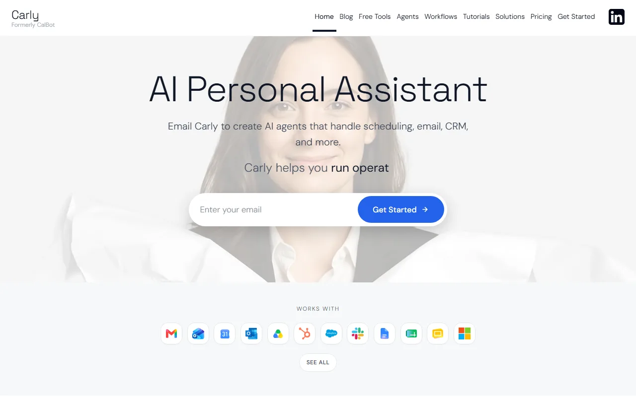 Carly AI screenshot — interface view 1