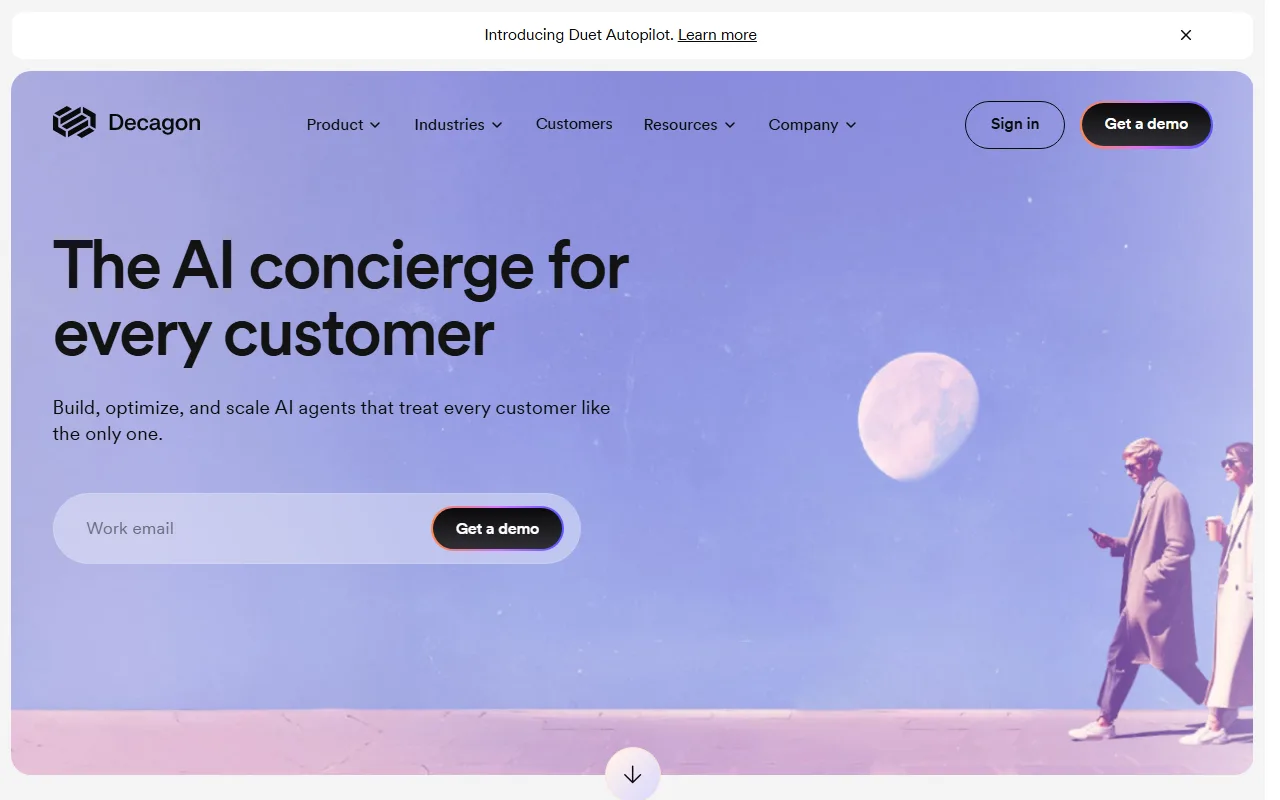 Decagon screenshot — interface view 1