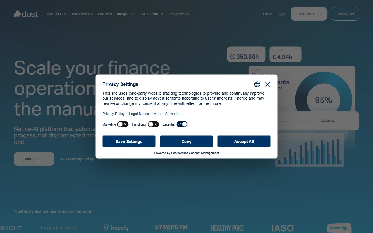 Dost screenshot — interface view 1