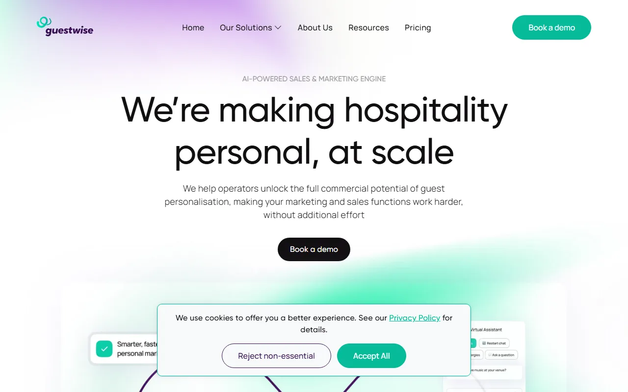Guestwise screenshot — interface view 1