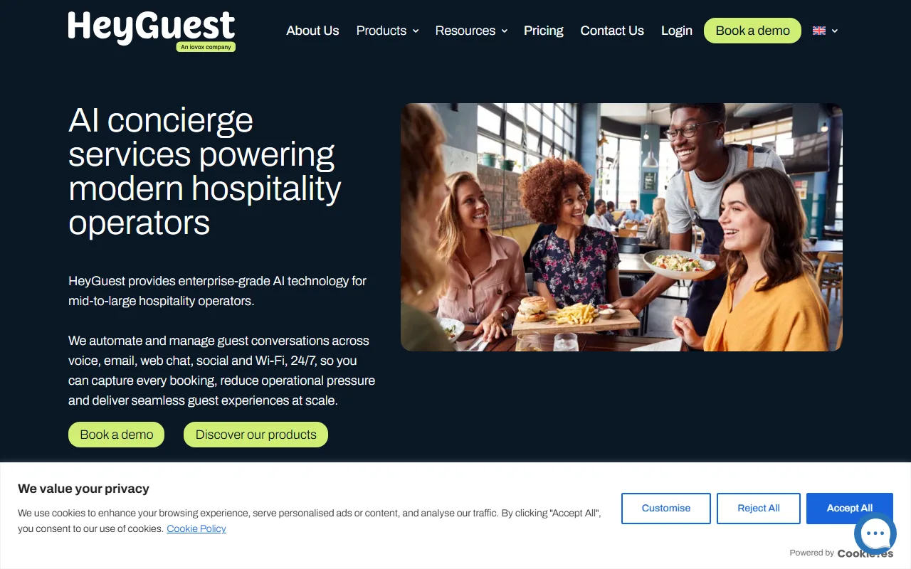 HeyGuest screenshot — interface view 1