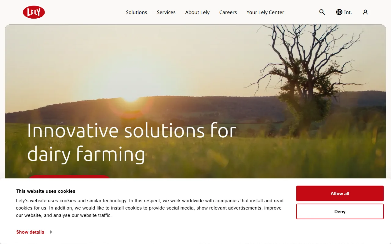 Lely Horizon screenshot — interface view 1