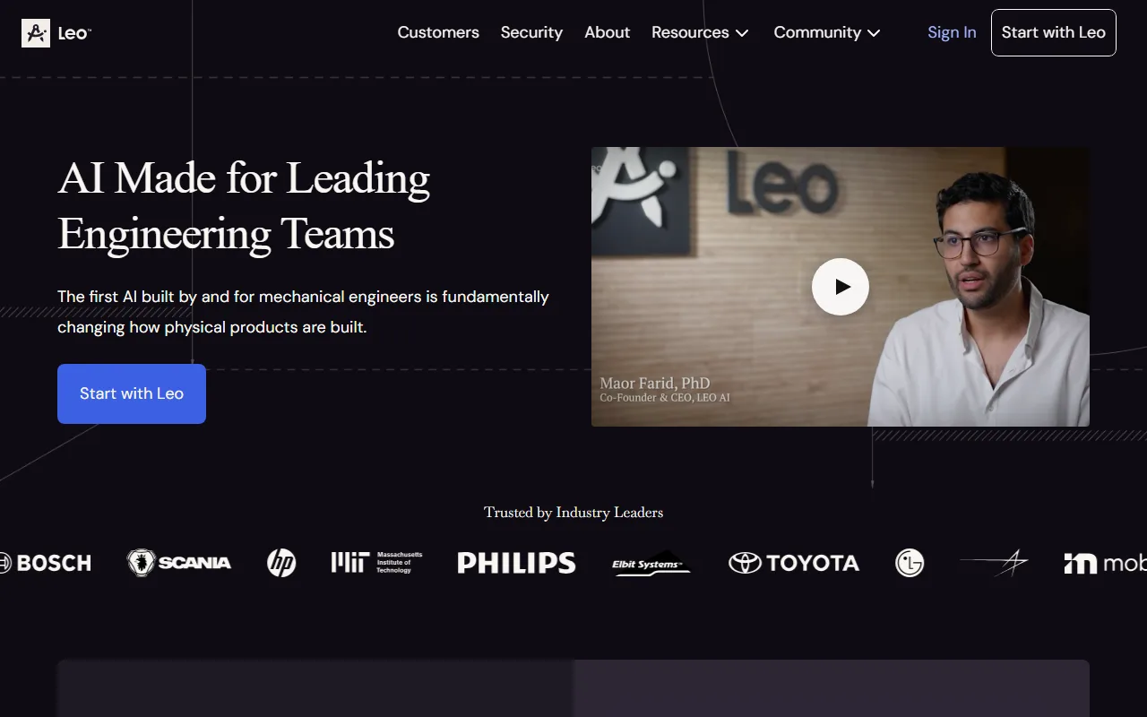 Leo AI screenshot — interface view 1