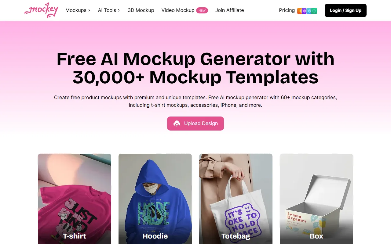 Mockey AI screenshot — interface view 1