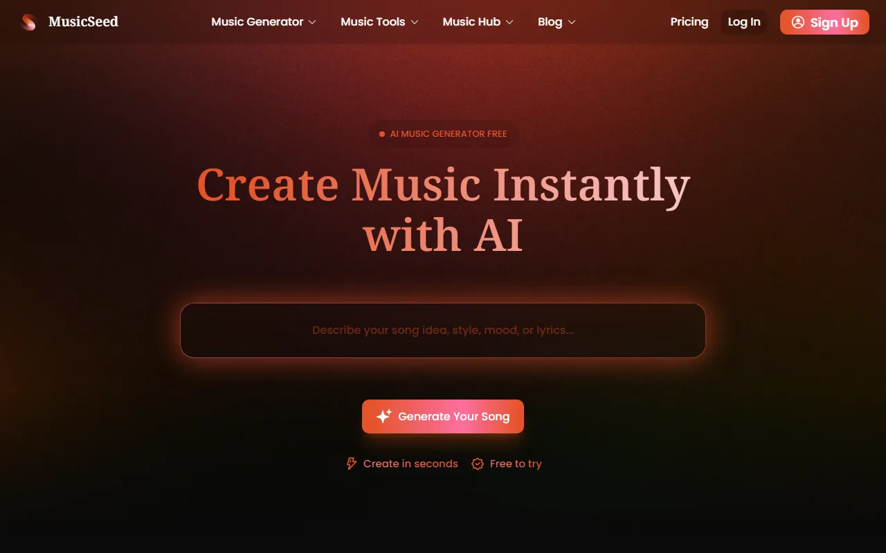 MusicSeed screenshot — interface view 1