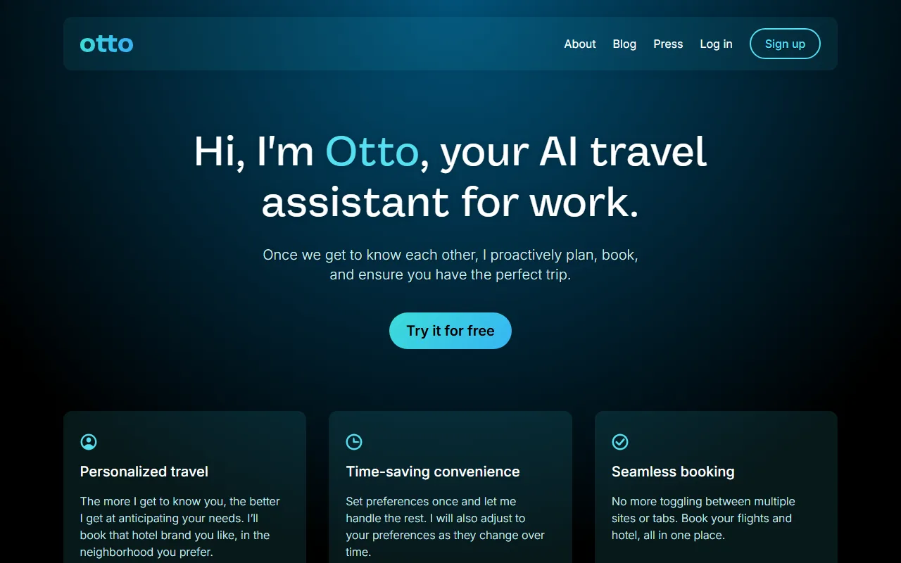 Otto the Agent screenshot — interface view 1