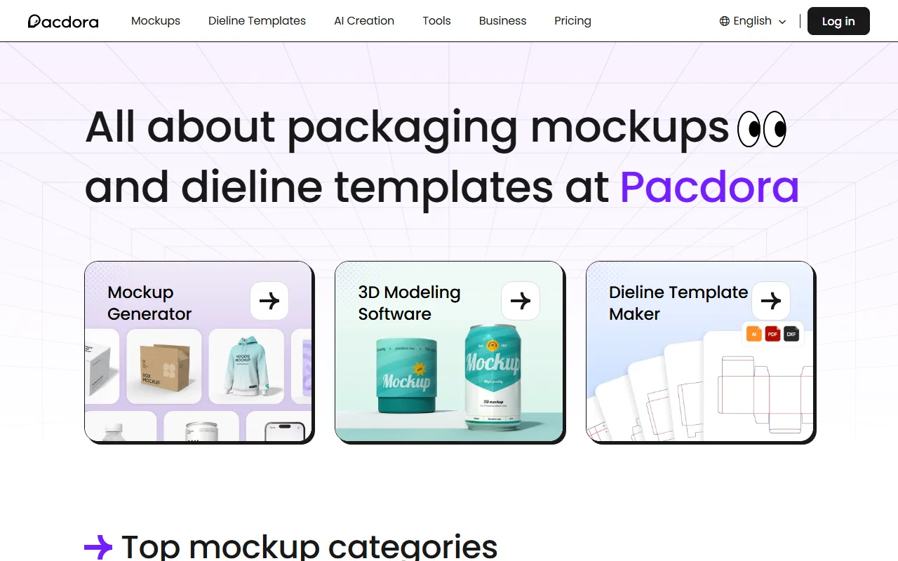 Pacdora screenshot — interface view 1