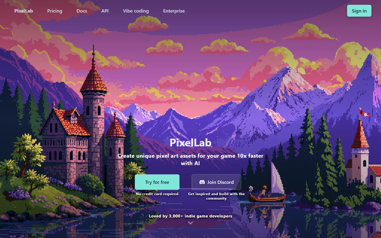 Pixellab screenshot — interface view 1