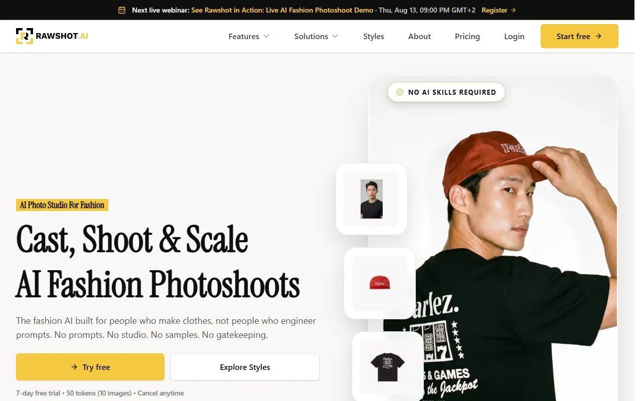 Rawshot AI screenshot — interface view 1