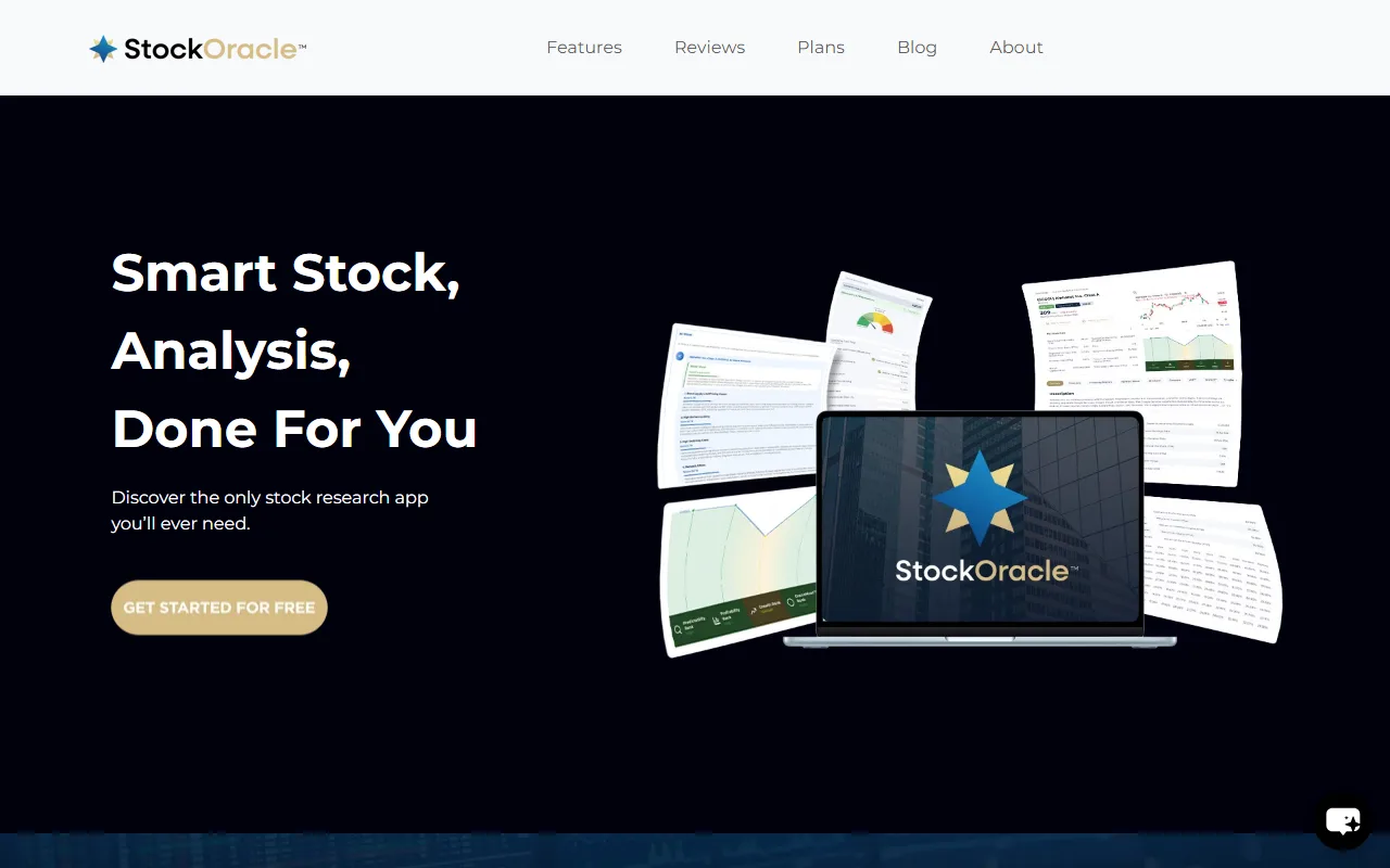 StockOracle screenshot — interface view 1