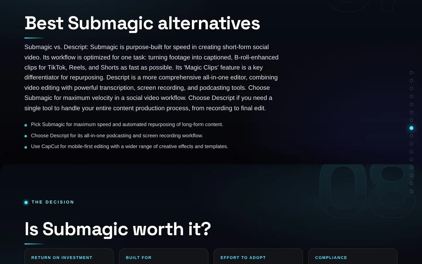 alternatives